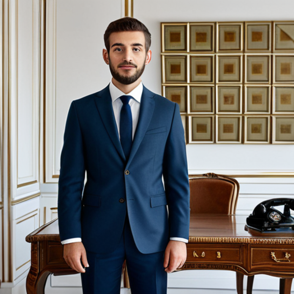 **

"A French professional, fully clothed in a modest business suit, confidently standing in a modern office setting with Parisian decor, appropriate attire, safe for work, perfect anatomy, natural proportions, professional photography, high quality, family-friendly."

**