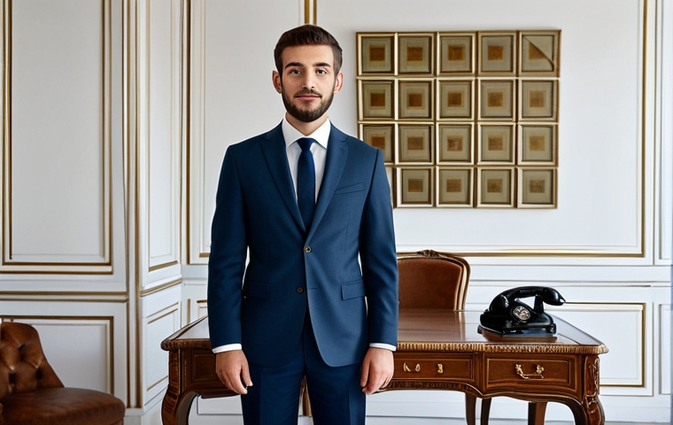 **
"A French professional, fully clothed in a modest business suit, confidently standing in a modern office setting with Parisian decor, appropriate attire, safe for work, perfect anatomy, natural proportions, professional photography, high quality, family-friendly."
**